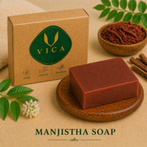 Vica Manjistha Glow Soap – Skin Brightening & Tan Removal