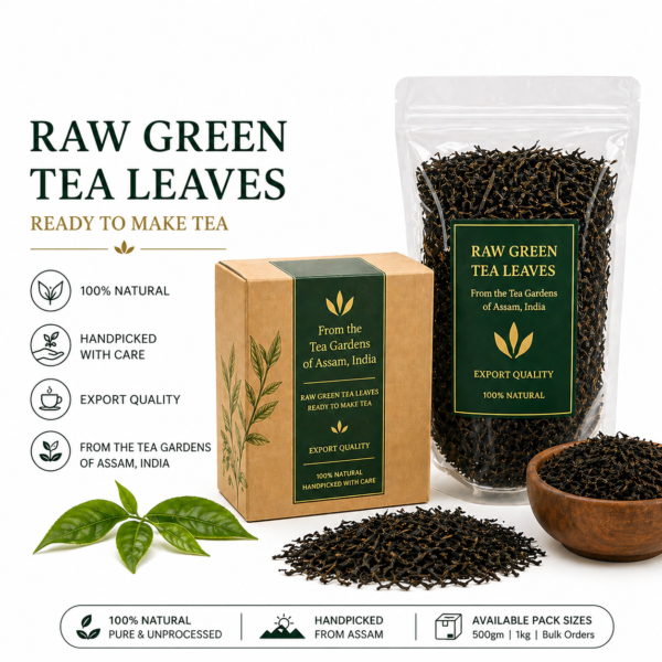 Raw Green Tea Leaves from Assam | Export Quality Tea – VICA