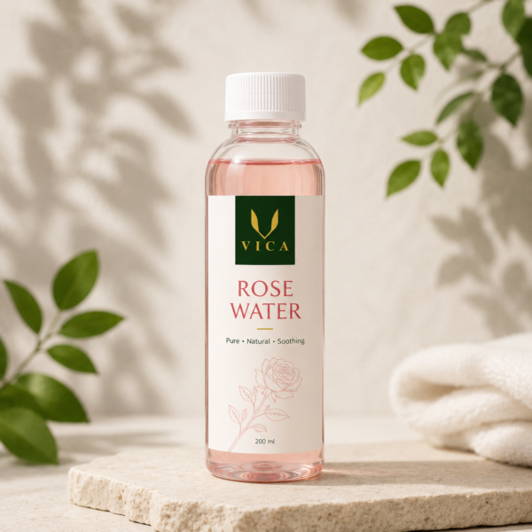 VICA Rose Water – Pure Natural Facial Mist & Skin Toner