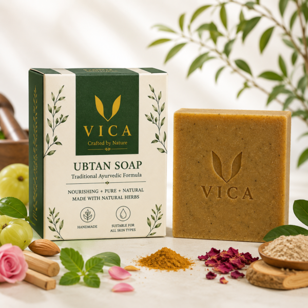 VICA Premium Handmade Ubtan Soap – 120g